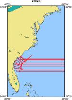 map of tracklines