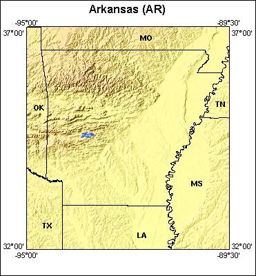 Map of Atlas area: ar, regions