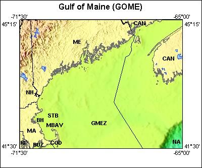 Map of Atlas area: gome, regions