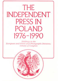 Cover of print edition of The Independent Press in Poland, 1976-1990