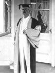 Mark Twain in the Robes He Wore When Receiving his Honorary Oxford University Degree