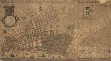 A Plan of the City of New York from an Actual Survey, anno Domini M{D}CCLV