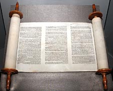 Dutch-English Torah Scroll