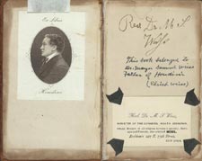 Fly-leaf and First Page of the Bible of Rabbi Samuel Weiss (1829-1892), father of Harry Houdini (1874-1926) 