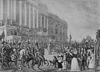 Presidential Inauguration of Wm. H. Harrison in Washington City, D.C., March 4, 1841