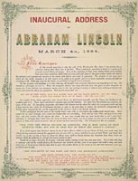 Inaugural Address of Abraham Lincoln, March 4, 1865 
