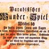 Thumbnail Image of "The title page to the music manuscript Paradisisches Wunder-Spiel . . ."