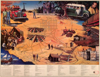 John Steinbeck Map of America