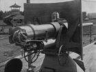 rapid-fire gun on the U.S.S. Helena