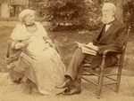 Portrait of a man and a woman, seated