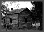 Dr. Leoser's log cabin in Oklahoma
