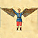 Image of fantasy figure with outstretched wings