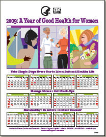 Healthy Women Calendar