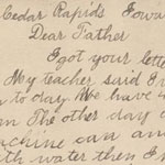 Orville Wright to Bishop Wright, 4/1/1881