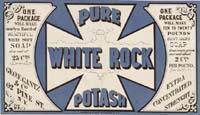 Pure White Rock Potash - Soap Label