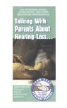 Talking With Parents About Hearing Loss…