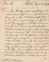 Benjamin Franklin to George Washington, September 16, 1789
