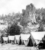 [A University of Chicago Department of Botany Field Ecology] camp, Jemez Springs, New Mexico