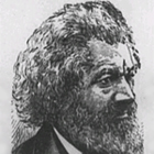 image of Douglass with birth and death years from cover of memorial exercise program