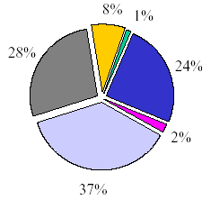 Pie Chart for Figure 7: Head Start Serves a Diverse Group of Children 
