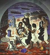 Teaching of the Indians - Portinari mural