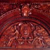 Thumbnail image of Carved Wood Lunette over North and South Doors