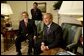 President George W. Bush and President Luiz Inacio Lula da Silva of Brazil address the media in the Oval Office Friday, June 20, 2003. "This is the third meeting I will have held with the President. It shows how important our relationship is," said President Bush. "Brazil is an incredibly important part of a peaceful and prosperous North and South America. I can say that from the perspective of the United States, this relationship is a vital and important and growing relationship." White House photo by Paul Morse