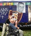 Thomas family at LYNX bus unveiling.