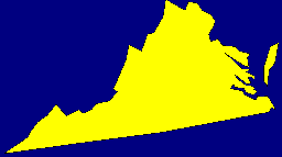 Image of the state of Virginia