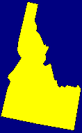 Image of the state of Idaho