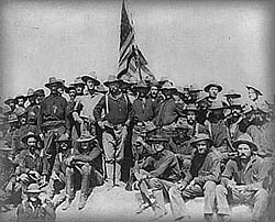 Colonel Roosevelt and his Rough Riders, San Juan Hill