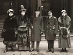British Royal Family with President and Mrs. Woodrow Wilson at Buckingham Palace