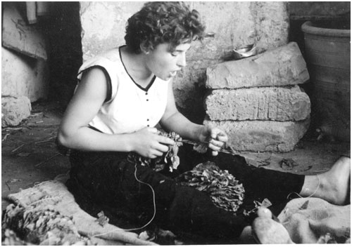Woman working from Calimera, Puglia, Italy, 1954