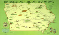 Historical and Literary Map of
Iowa