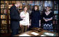 Mrs. Laura Bush visits the Charles Dickens House and Museum in London on Monday, June 16, 2008. The Dickens Drawing Room, Library and Study were included on the tour. White House photo by Shealah Craighead