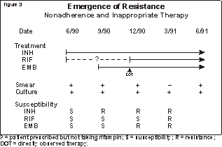 Figure outlining the Emergence of Resistance for Nonadherence and Inappropriate Therapy