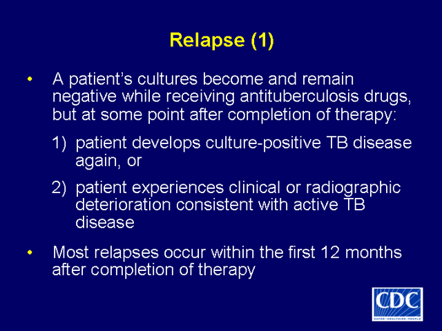 Slide 47: Relapse (1)