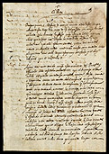 Letter by Duke of Medina 