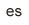 E S logo