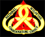 NWCG Logo - three chain links superimposed over a flame.
