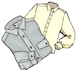 Illustration of shirts