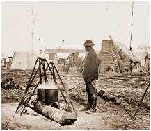 picture - Photograph from the main eastern theater of war, the siege of Petersburg, June 1864-April 1865.