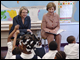 Secretary Spellings and First Lady Laura Bush teach a first grade science class on the characteristics of ocean animals at Martin Luther King, Jr. Elementary School in Washington, D.C.