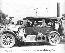 Oklahoma dust bowl refugees. San Fernando, California. 