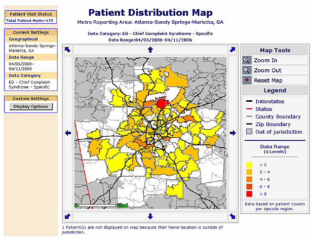 Patient Distribution Map Full