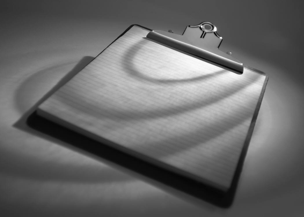 Photo of clipboard