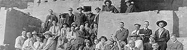 image of park staff and families, Mesa Verda circa 1920s
