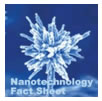Cover of Nanotechnology Fact Sheet showing a nanoparticle