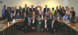 NIOSH colleagues Stephanie Pratt (standing 7th from left) and Jane Hingston (9th from left) participate in United Nations Road Safety Collaboration meetings