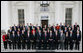 President George W. Bush participates in a photo opportunity with the National Governors Association Monday, Feb. 25, 2008, on the North Portico steps of the White House. White House photo by Chris Greenberg